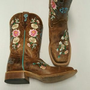 Macie Bean Floral Boots **SOLD**